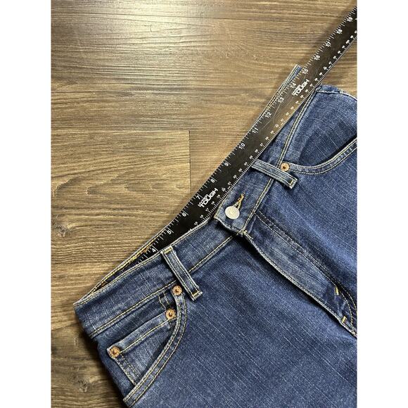 Vntg Levi’s 512 Slim Taper Womens Jeans Size 10 Mis Dark Wash‎ Denim Made in USA - Picture 4 of 7